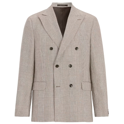 Oscar Jacobson Farris Dobbeltradet Glencheck Blazer